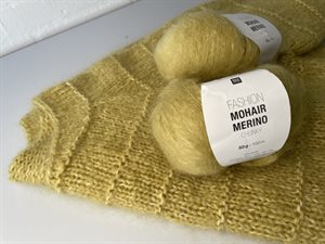 Fashion mohair merino - mustard